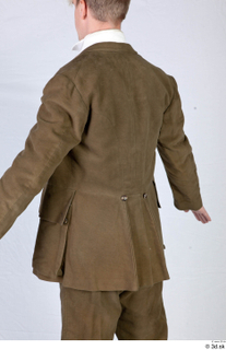  Photos Man in Historical suit 7 20th century Historical Clothing brown Historical suit brown jacket upper body 0005.jpg